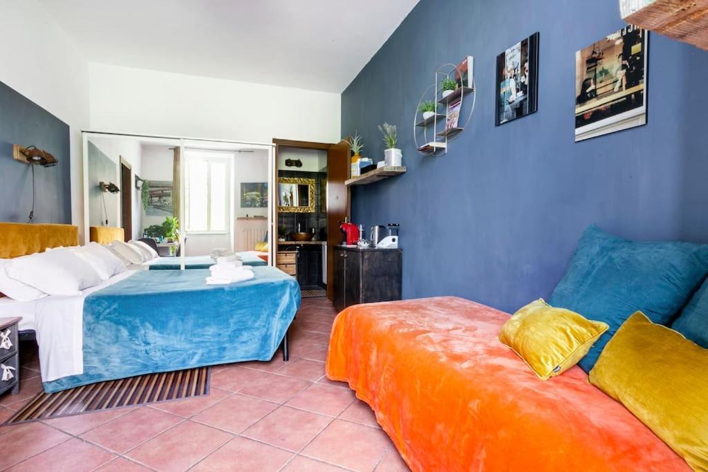 Guest Art Trastevere Station With Ac Рим Экстерьер фото